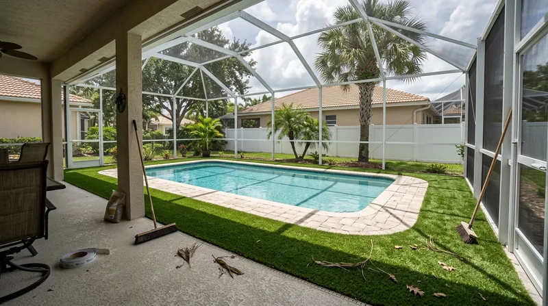 Pool Surround Turf Port St. Lucie